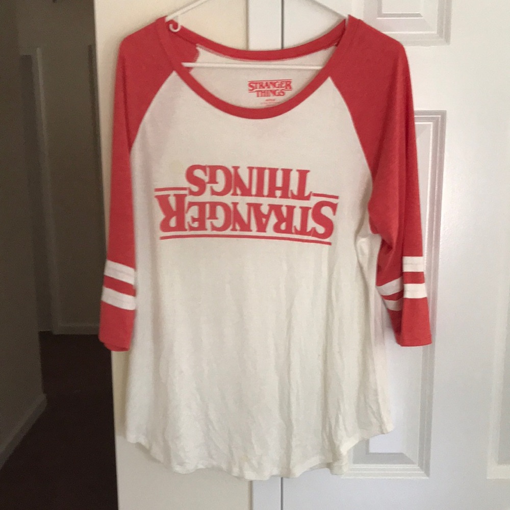 NWOT Stranger Things 3/4 sleeve Lightweight Jersey